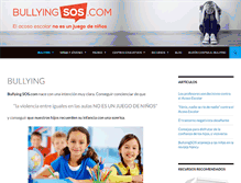Tablet Screenshot of bullyingsos.com